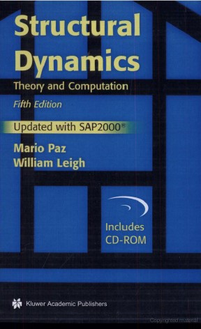 کتاب دینامیک سازه ها ماریو پاز ویرایش پنجم (Mario 